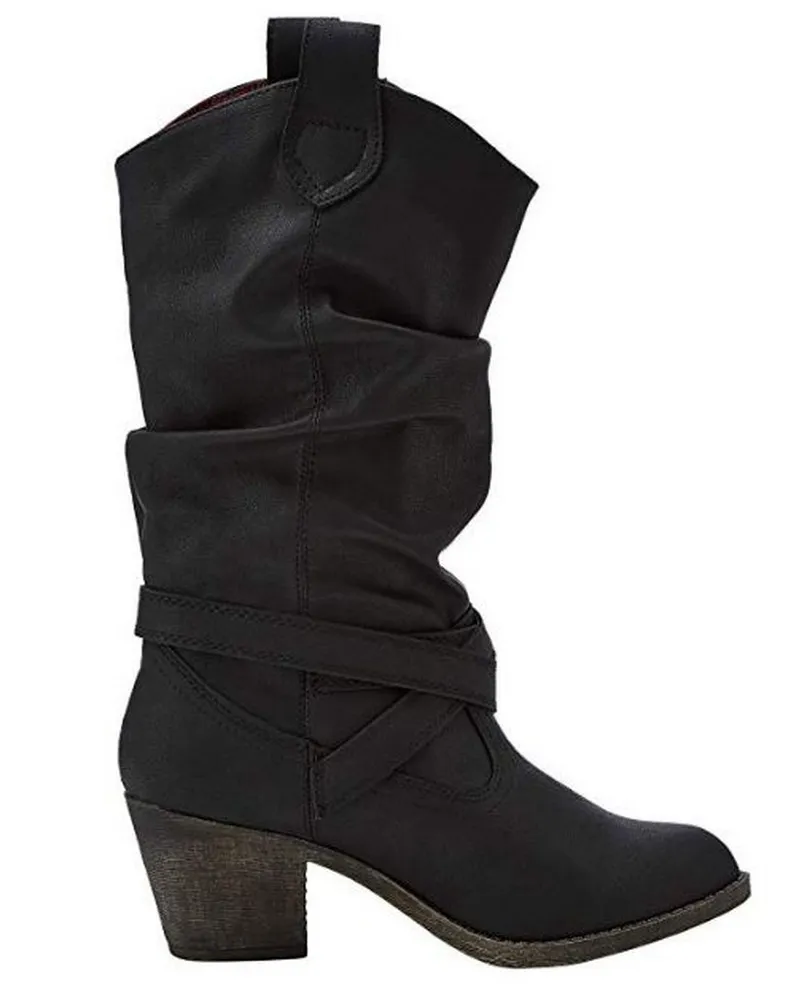 Rocket Dog Damen Stiefeletten "Sidestep" (Schwarz Schwarz