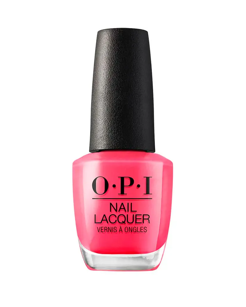 OPI Nail Lacquer Esmalte De Uñas Duración Hasta 7 Días #strawberry Margarita 15 ml 