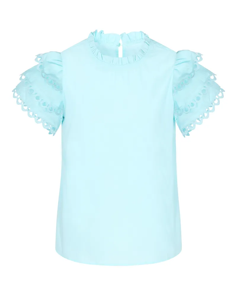 FAINA Bluse Frauen Minze Mintgrün