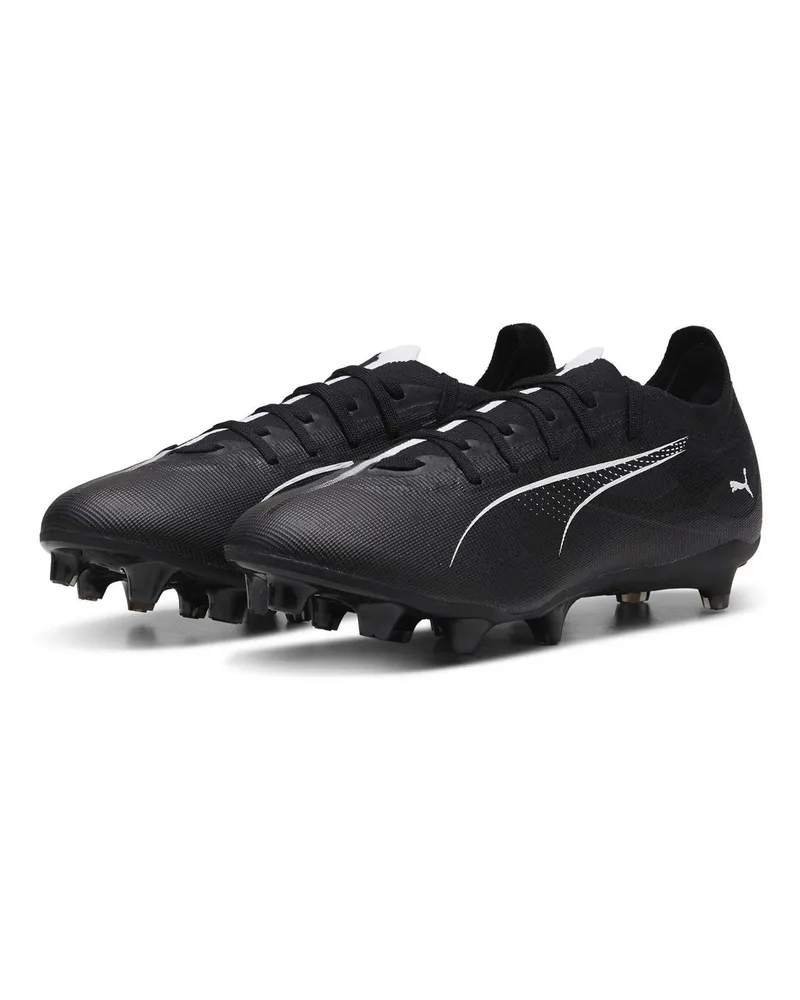 Puma Ultra 5 Match" Fußballschuhe mit festem Boden für Herren (Schwarz/Weiß Schwarz