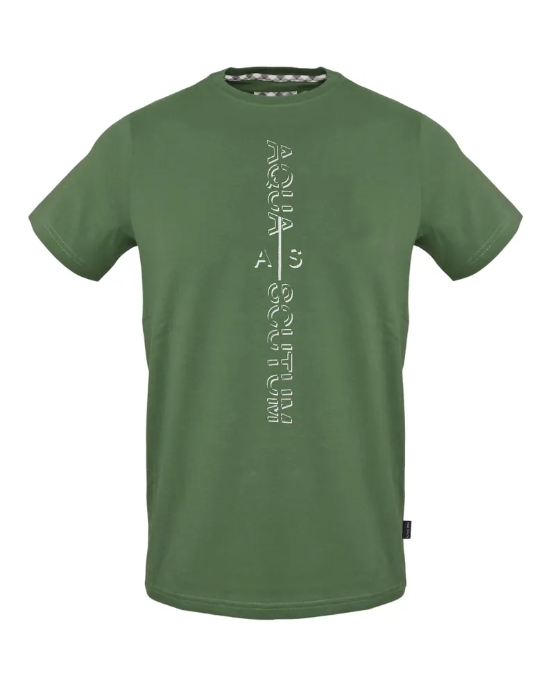 Aquascutum T-Shirt für Herren (Militärgrün Grün