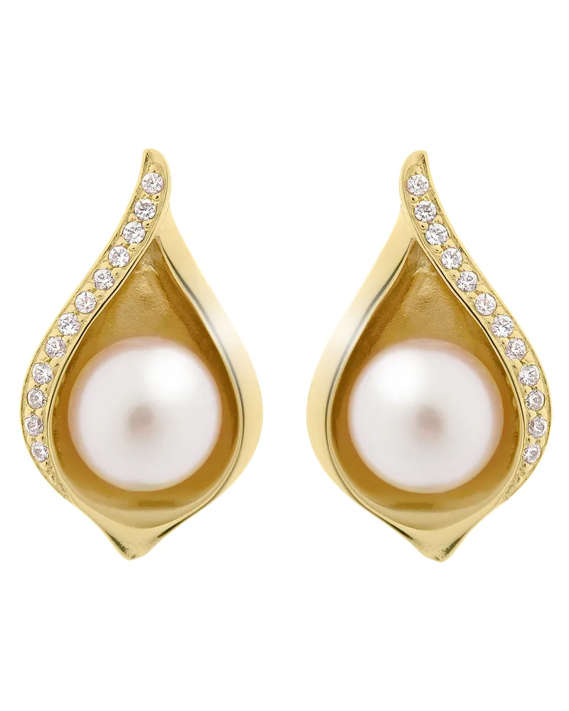 Orphelia Sophia' Ohrstecker für Damen, 925 Sterlingsilber, Gold ZO-7234/G Gold