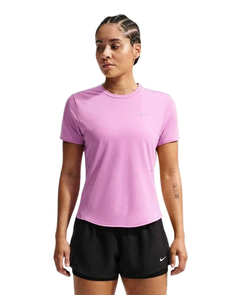 Nike Swift" T-Shirt für Damen, Dri-FIT, Laufen (Magenta Rosa