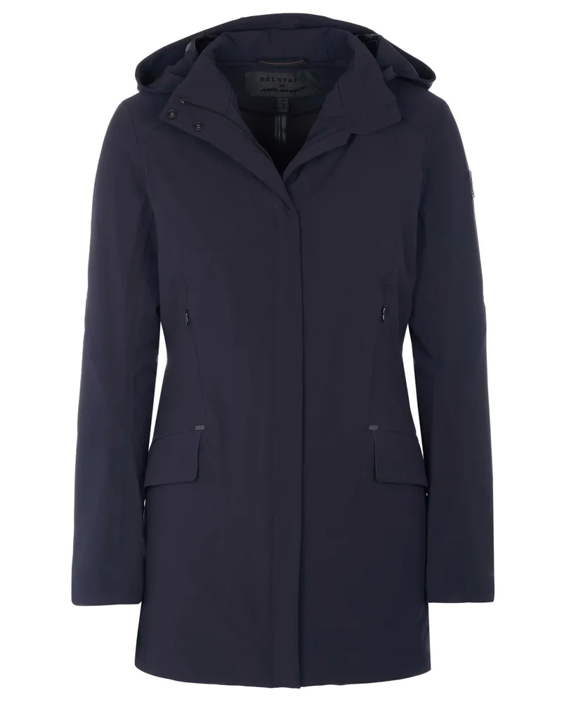 Belstaff x McLaren Mantel dunkelblau Blau