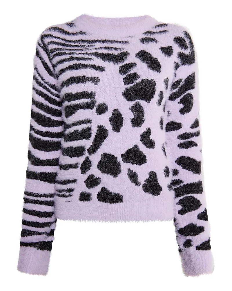 My Mo Strickpullover Damen violett Violett
