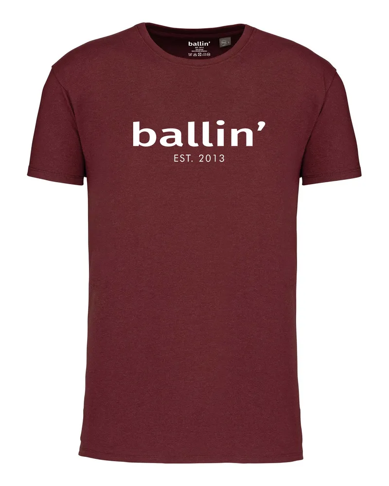 Ballin Regular Fit Shirt von  Est. 2013 in der farbe Rot und in größe M Rot
