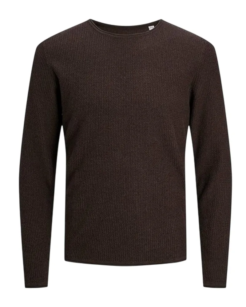 Jack & Jones Jack And Jones - Sweatshirt für Herren, Rundhalsausschnitt, Jerseyware, Regulär (Braun Braun