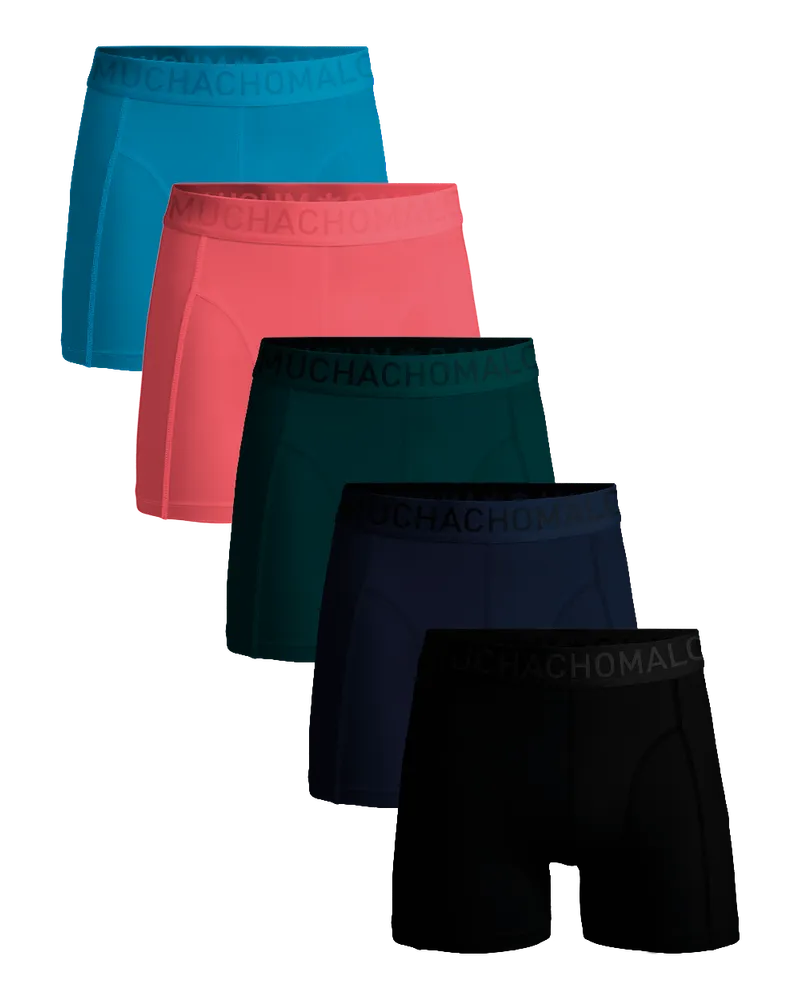 Muchachomalo Herren Boxer Shorts - 5er Pack - Herren Unterwäsche Mehrfarbig