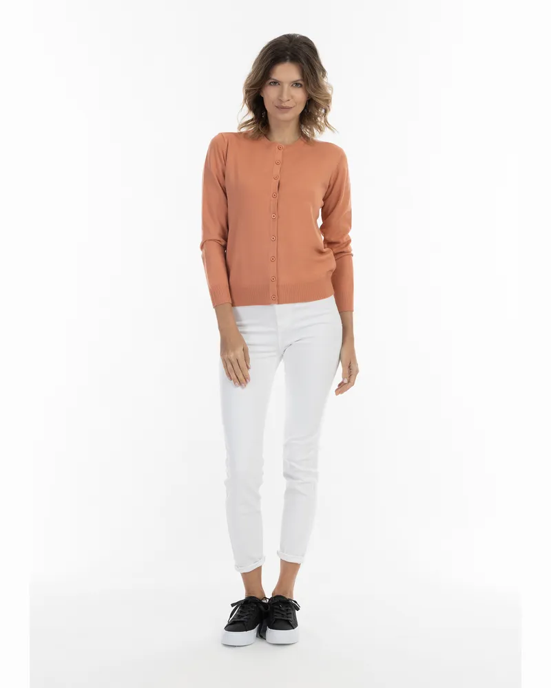 Usha BLUE LABEL Cardigan Korallenrot