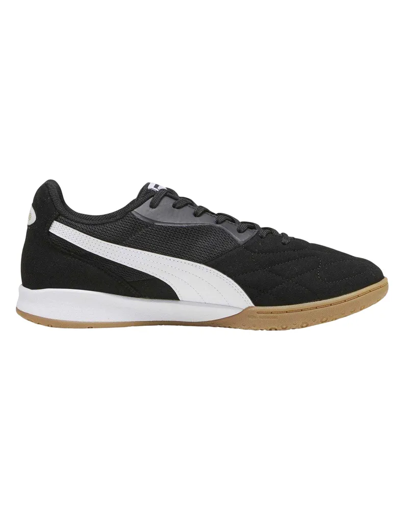 Puma Logo Sneaker für Herren, Niedrig geschnitten (Schwarz/Weiß Schwarz