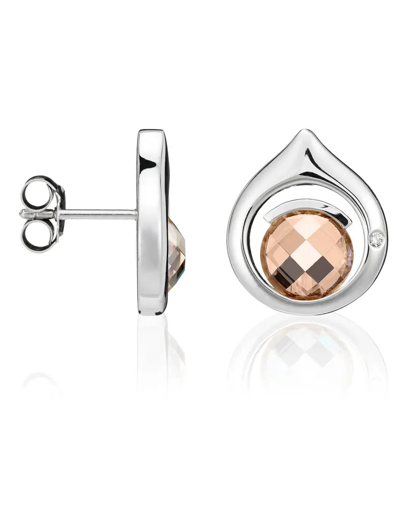 Orphelia Ohrstecker für Damen, 925 Sterlingsilber, Silber ZO-5979 Silber