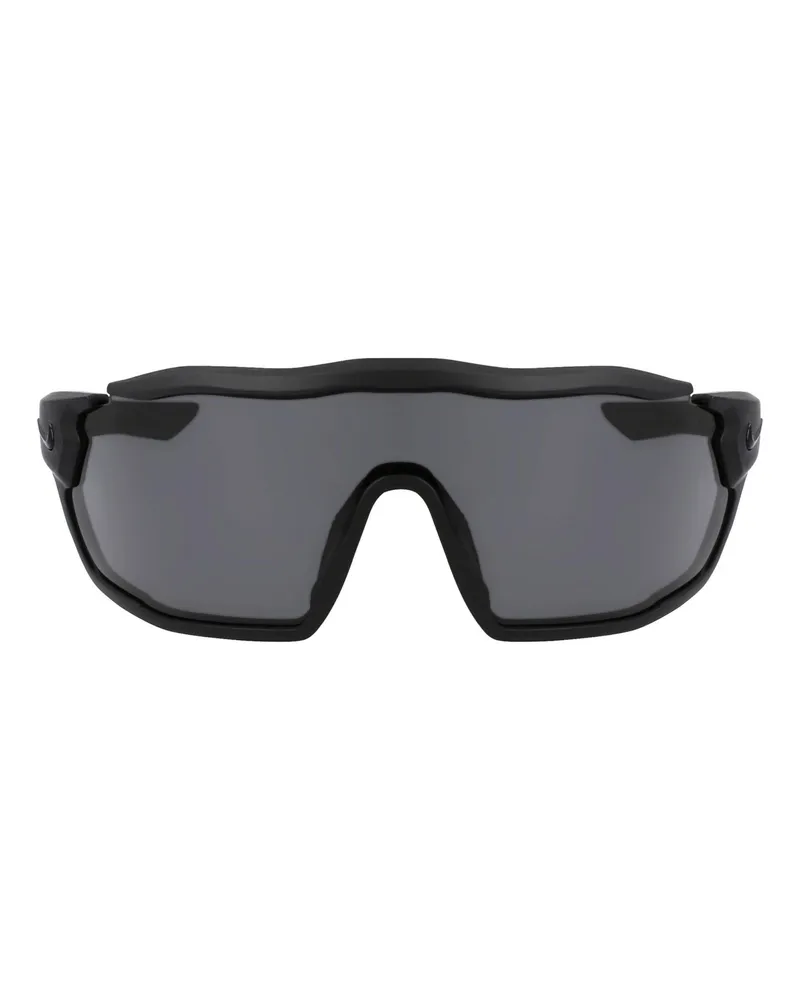 Nike Herren/Damen Unisex Sonnenbrille "Show X Rush" (Matt Schwarz/Dunkelgrau Schwarz