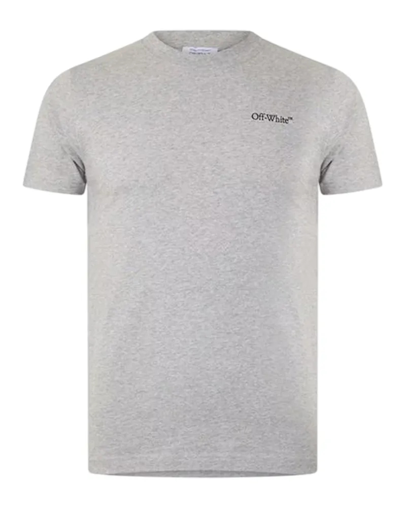 OFF-WHITE Off White - "Windy Arrow" T-Shirt für Herren (Grau/Schwarz Grau