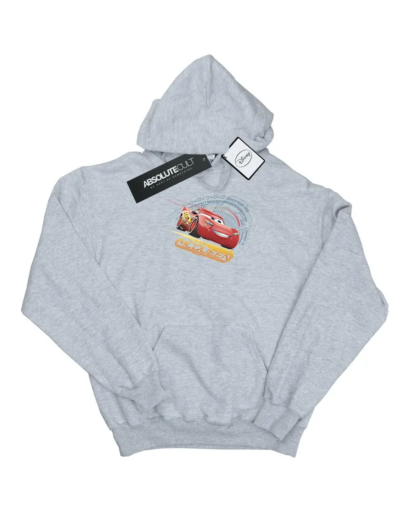 Disney Cars Lightning McQueen-Kapuzenpullover für Herren (Sport grau Hellgrau