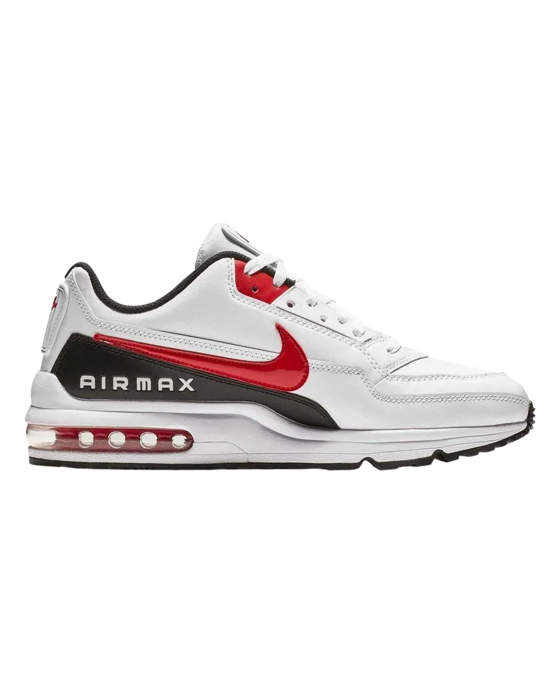 Nike Air Max" Sneaker für Herren, Beschichtetes Leder (Weiß/Rot/Schwarz Weiß