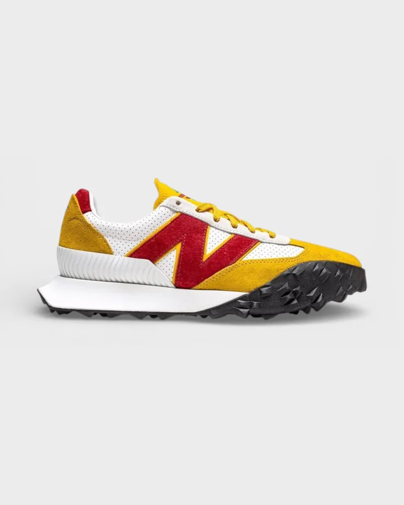 Casablanca Paris x New Balance XC-72 Rote und Gelbe Unisex-Sneaker Mehrfarbig