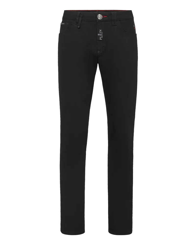 Philipp Plein Slim-Fit-Jeans Basic - Schwarz Schwarz
