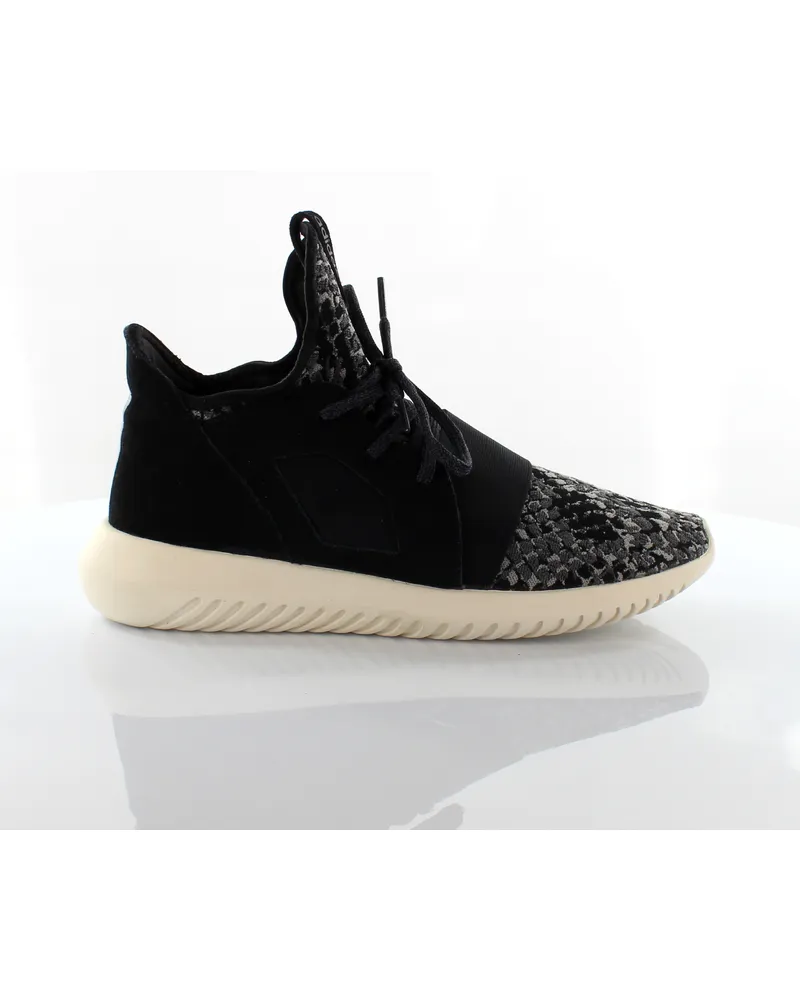 adidas röhrenförmige trotzige PK Womens Black Trainer Schwarz