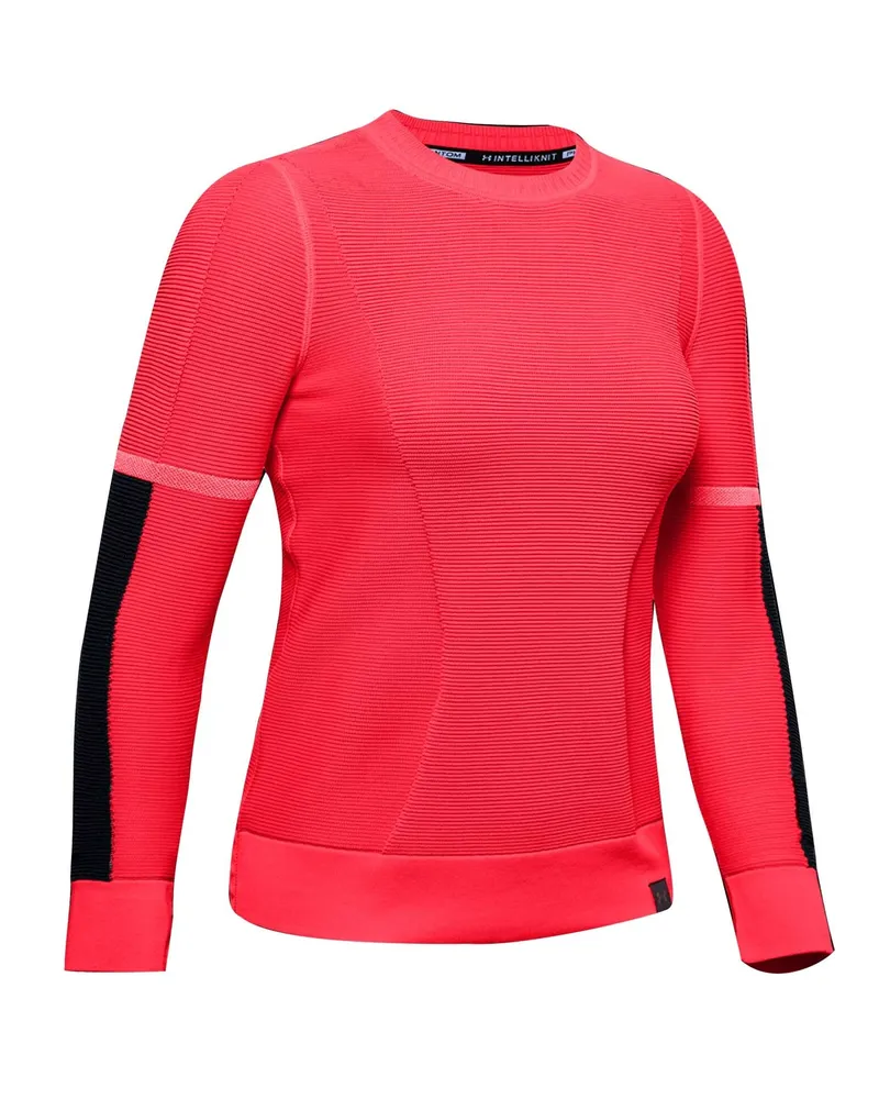 Under Armour Intelliknit Sweatshirt Neon Pulloper - Frauen Rosa