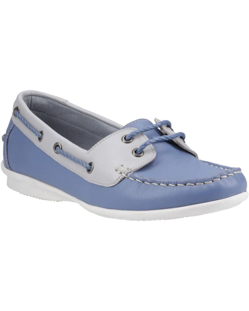 Hush Puppies Irene Bootsschuh aus Leder für Damen - Blau Blau