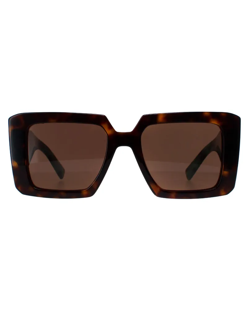 Prada Square Damen Schildpatt Dunkelbraun PR23YS Braun