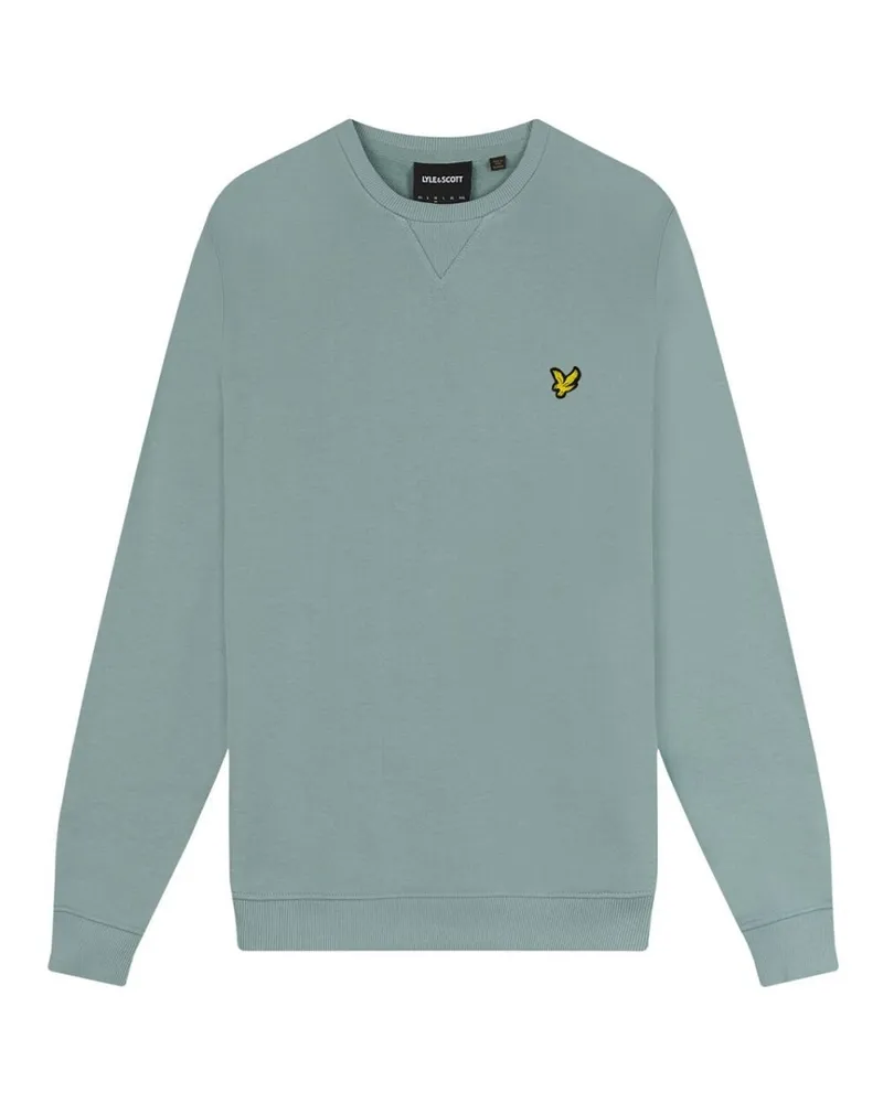 Lyle & Scott Brand Logo Schieferblaues Sweatshirt Blau