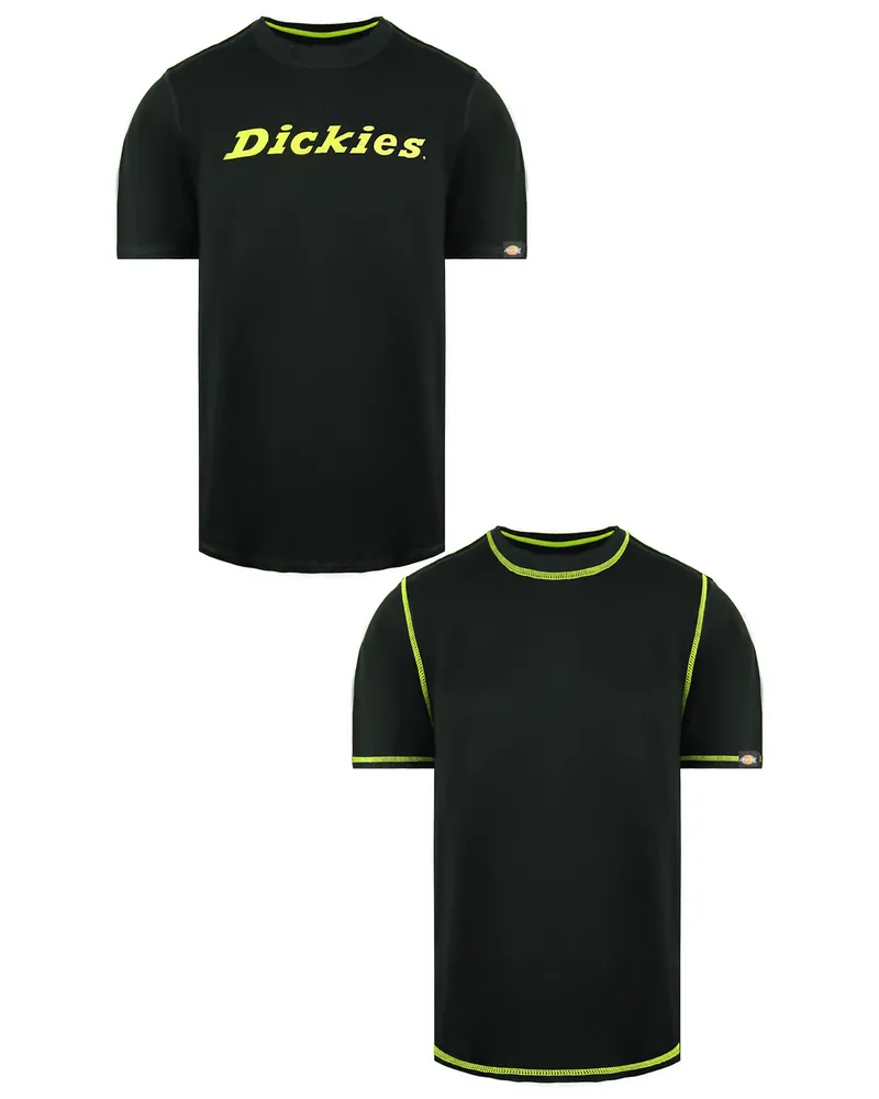 Dickies 2-Pack Herren Blackt-Shirt Schwarz
