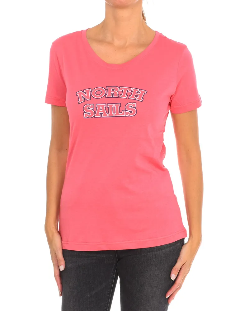 North Sails Kurzarm-T-Shirt für Frauen 9024320 Rosa