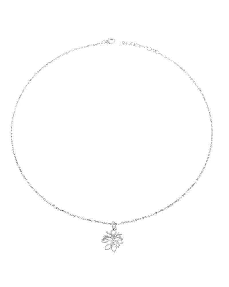 Orphelia Damen-Kette aus 925er Sterlingsilber mit Anhänger – Silber ZH-6027 Silber