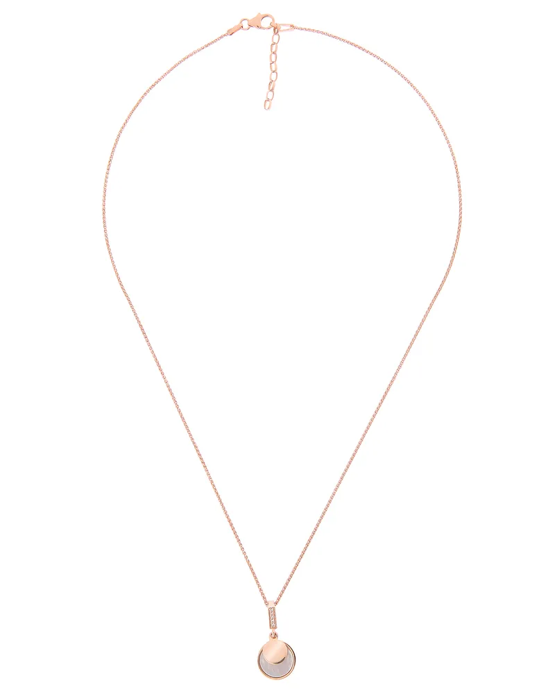 Orphelia Damen-Kette aus 925er Sterlingsilber mit Anhänger – Rosé ZH-7285/RG Rosé