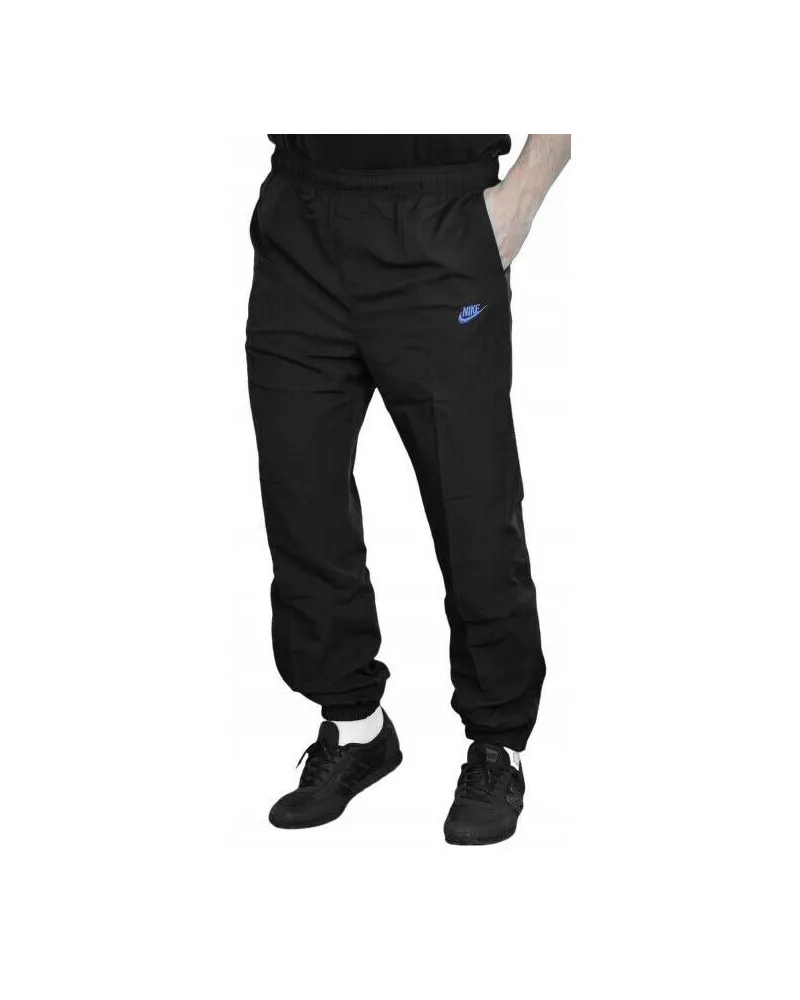 Nike Leichte, gewebte Trainingshose für Herren Schwarz/Blau Schwarz