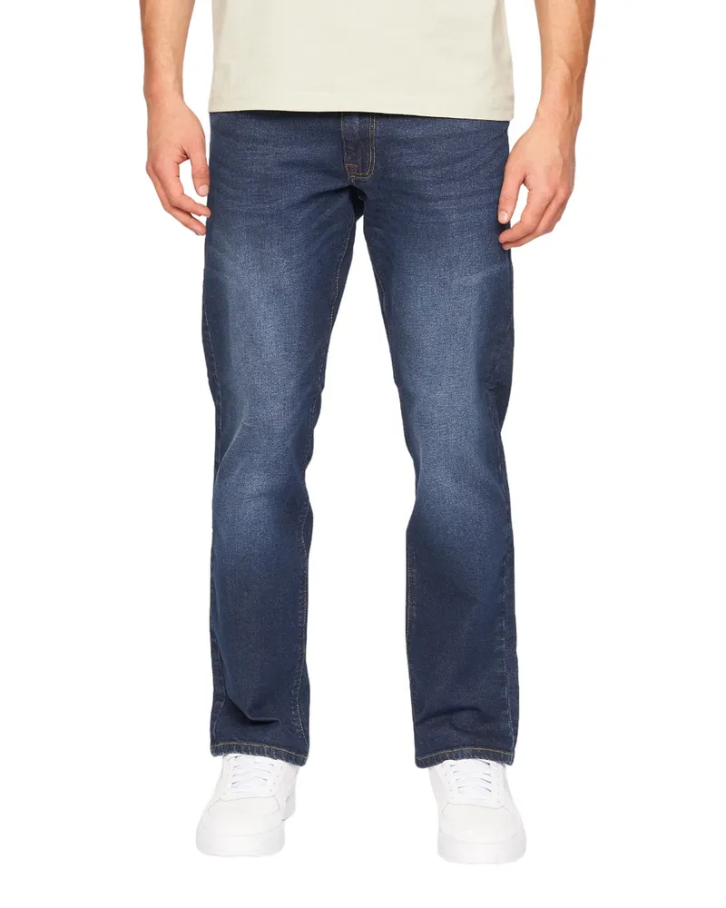 CrossHatch Cadman" Jeans für Herren (Dunkle Waschung Marineblau