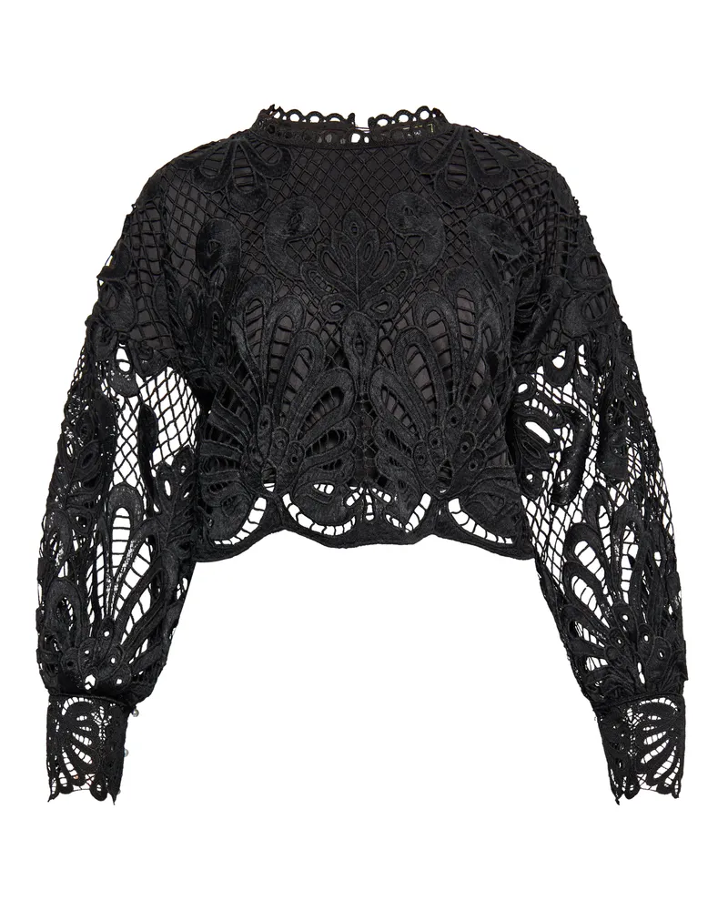FAINA Bluse Damen schwarz Schwarz