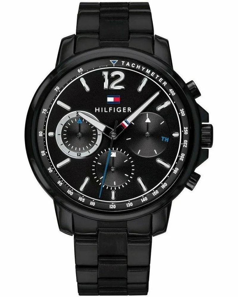Tommy Hilfiger 1791529 Chronograph Landon Herrenuhr Schwarz