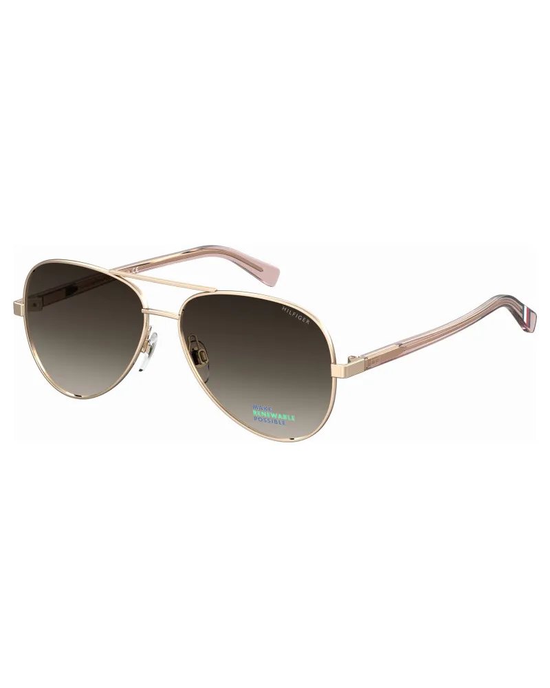 Tommy Hilfiger TH-1921-RE-S-0 TH 1921 RE S 58 0 Sonnenbrille Roségold