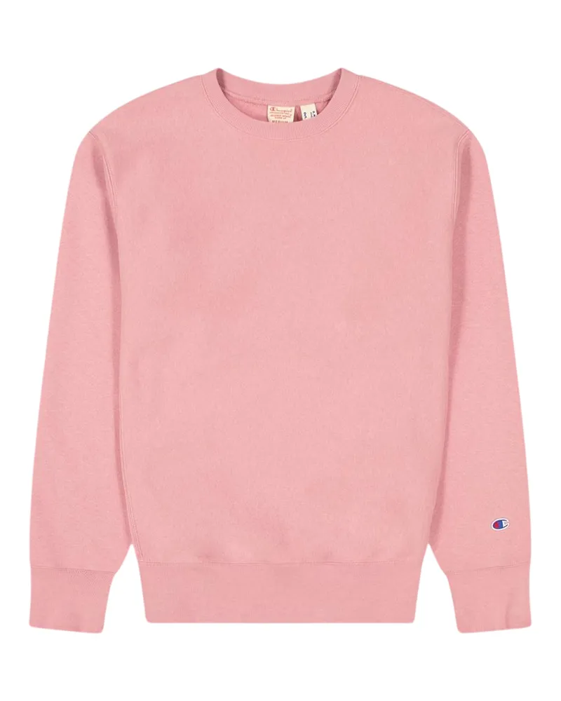 Champion Sweatshirt für Herren, Rundhalsausschnitt, Regulär, Langärmlig (Pink Rosa