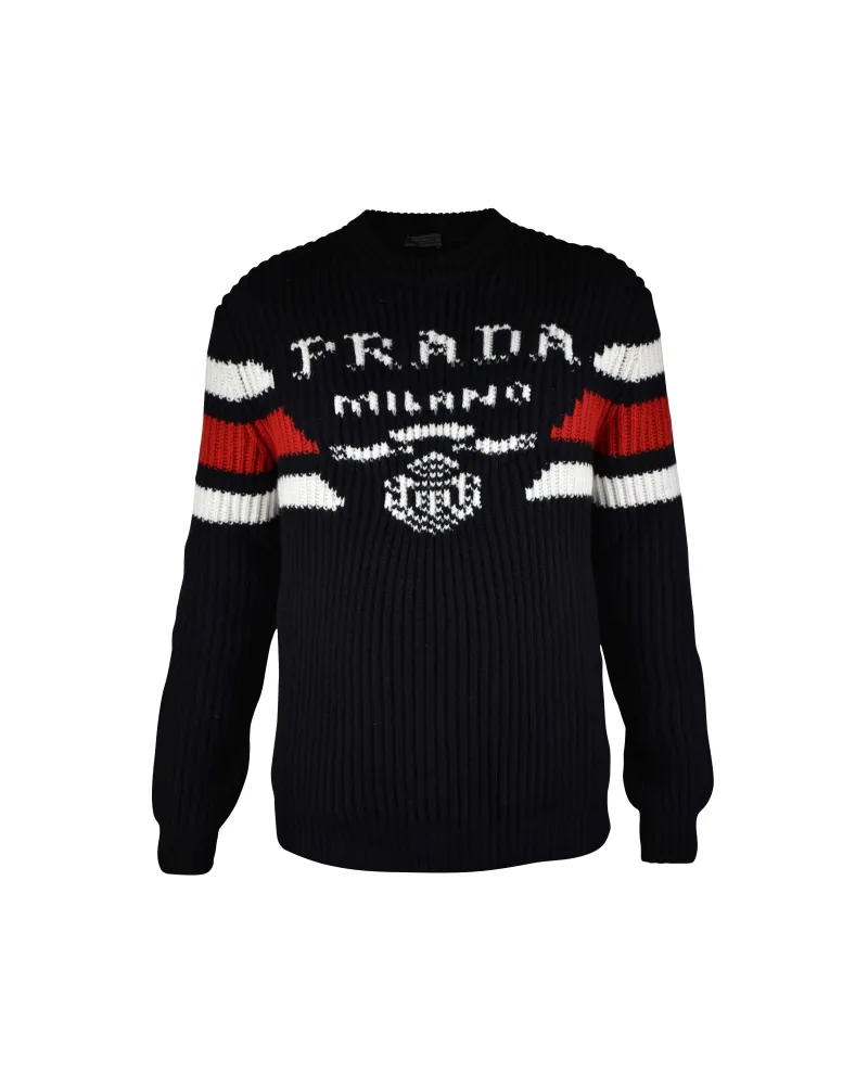 Prada Pullover aus Baumwollmischung - Schwarz Schwarz