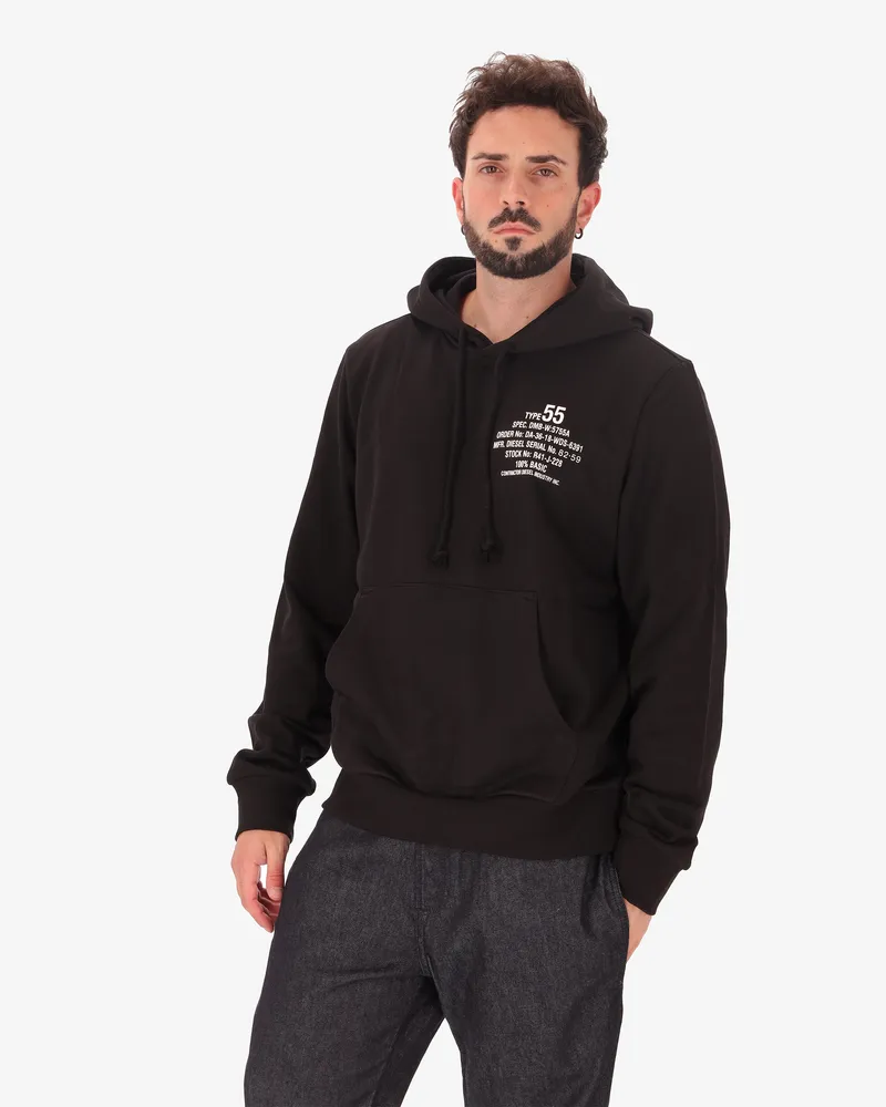Diesel Sweatshirt Men Schwarz