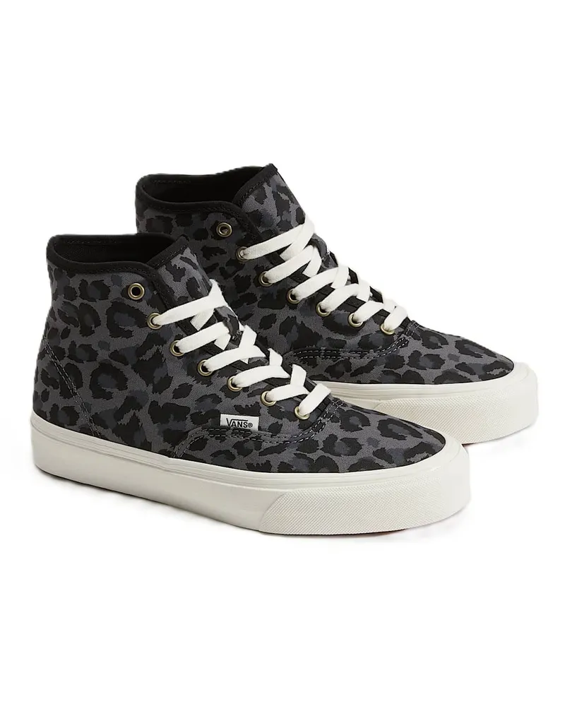 Vans Authentic Hi 2.0 Canvas Damen Sneakers In Grau Grau