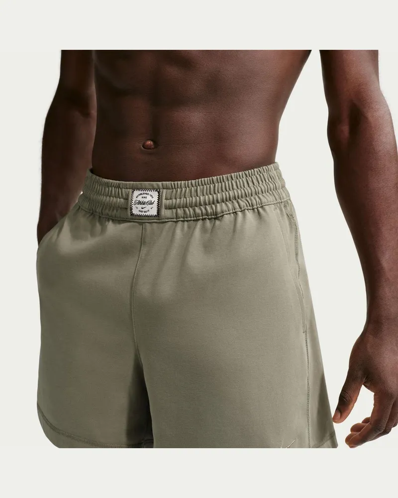 Nike N.A.C" Shorts für Herren , Fitnessstudio (Hellgrün Grün