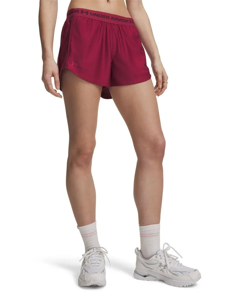 Under Armour Play Up" Shorts für Damen (Rotwein Rotbraun