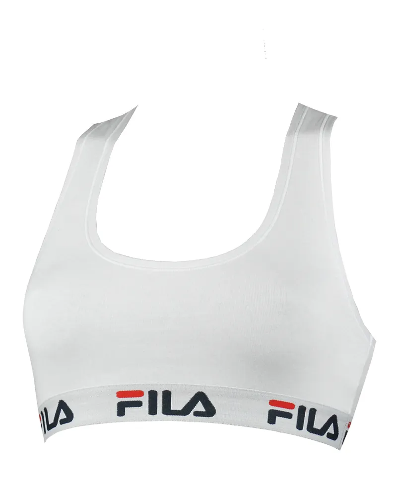 Fila Bustier Ungepolstert Baumwolle Weiß
