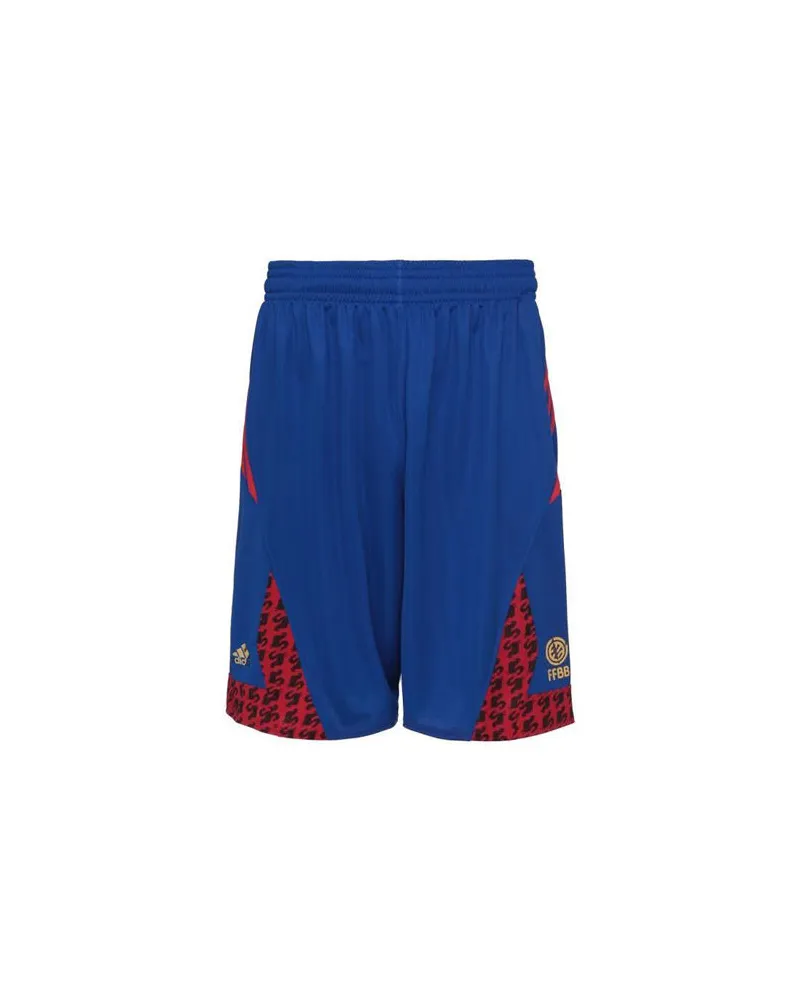 adidas Frankreich International Replik Herren blau Shorts Blau