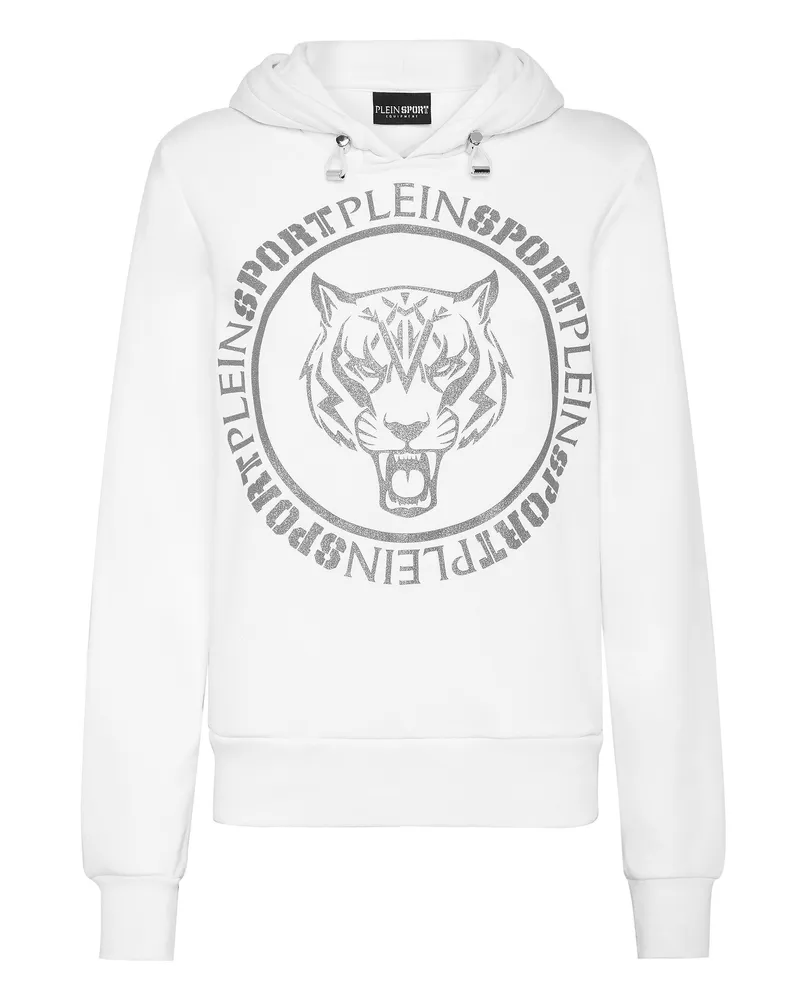 Philipp Plein Hoodie mit Tiger-Motiv - Weiß Weiß