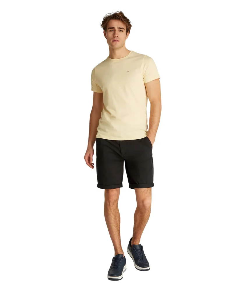 Tommy Hilfiger Scanton" Chino Kurze Hose für Herren (Schwarz Schwarz