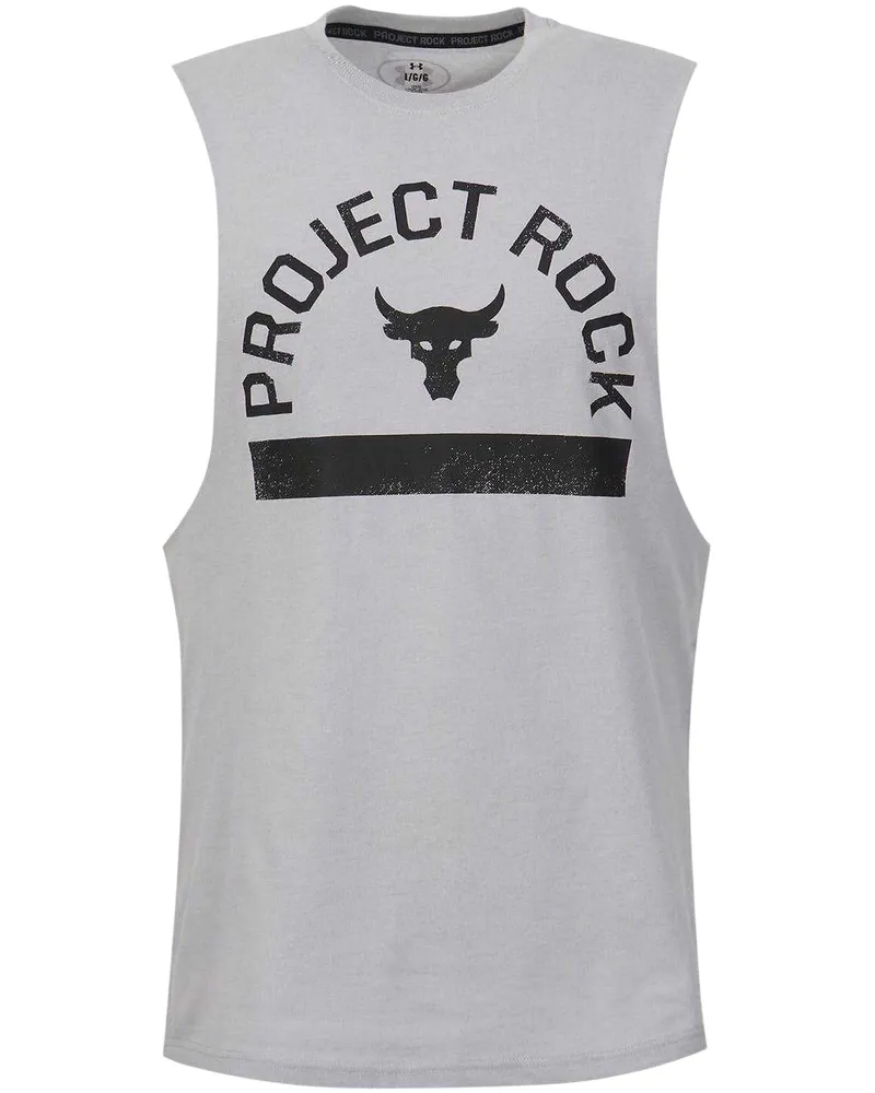 Under Armour Project Rock" Ärmelloses Oberteil für Herren (Grau Grau