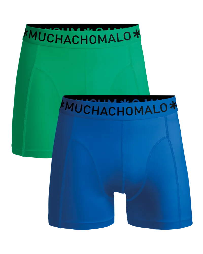 Muchachomalo Herren Boxershorts – 2er-Pack – Herren Unterhosen Mehrfarbig
