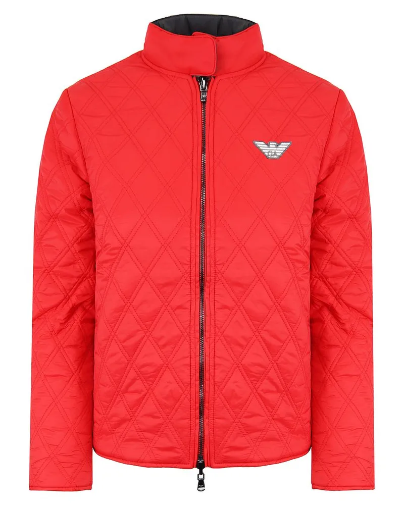 Giorgio Armani Emporio  Logo Damen Wendeweste Rot