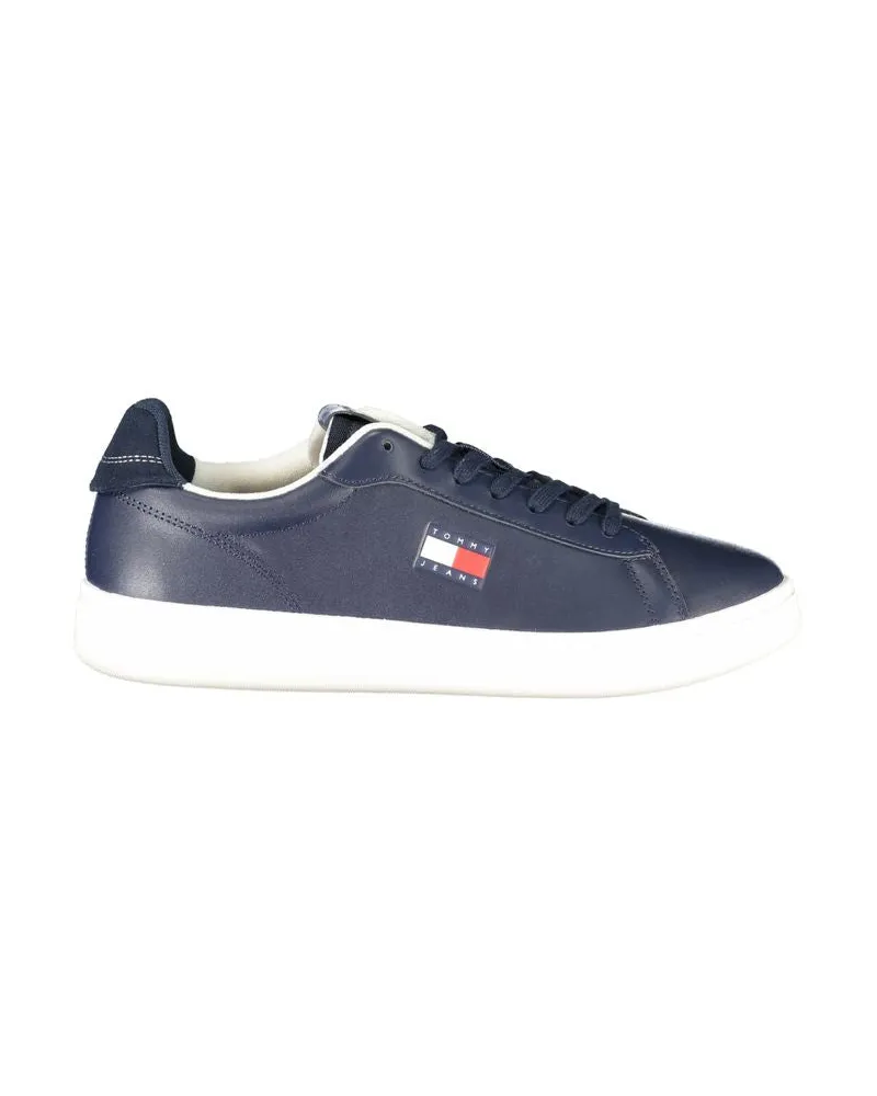 Tommy Hilfiger Blaue Polyurethan Herren Sneaker Blau