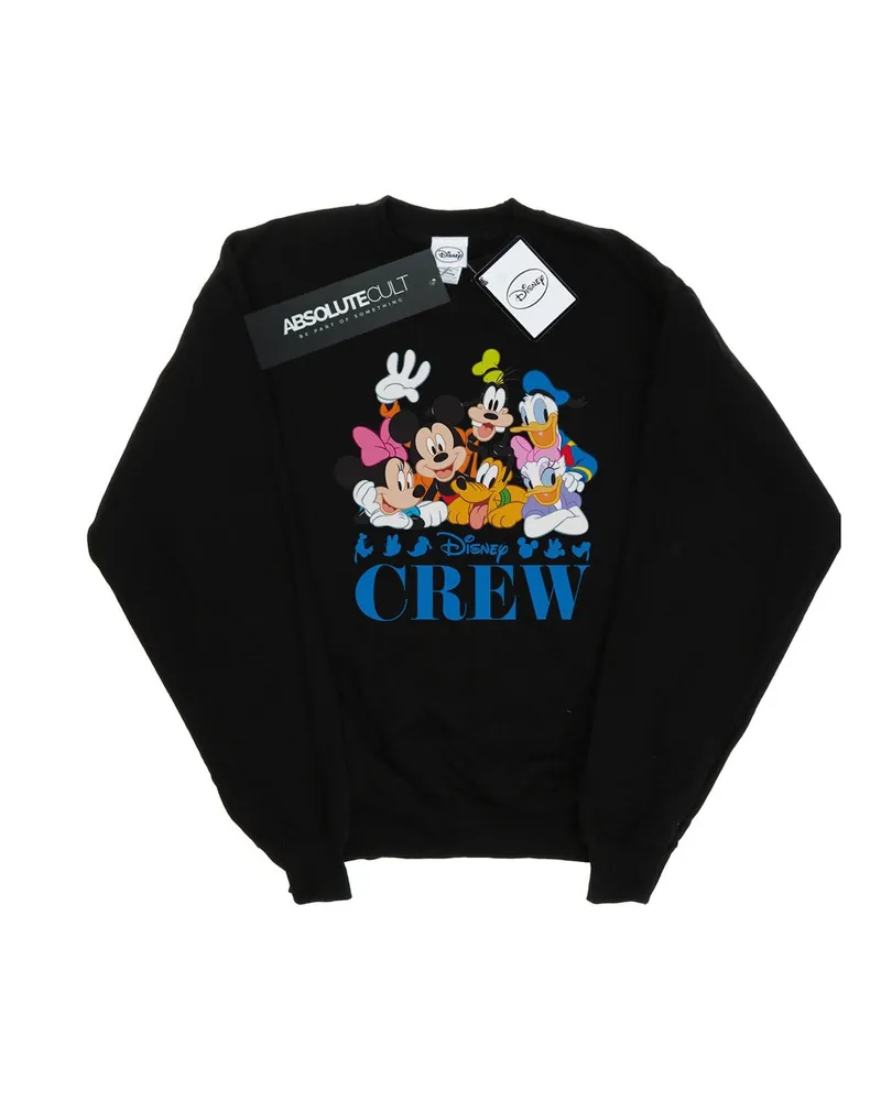 Disney Mickey Mouse Disney Friends" Sweatshirt für Mädchen (Schwarz Schwarz